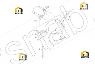 Bolt;brkt,oil separetor(b)