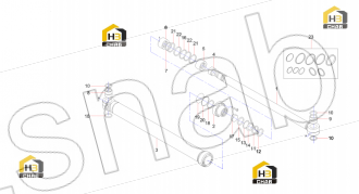 23T Bucket Cylinder Repair Kit