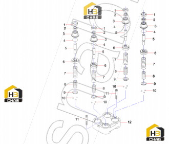 Casing, damper