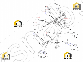 Bracket, harness