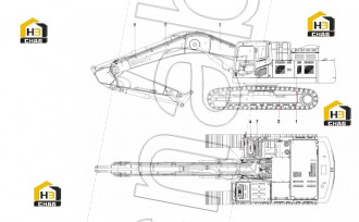 SY335C9 hydraulic excavator