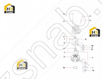 Gasket, No. 2 planetary gear