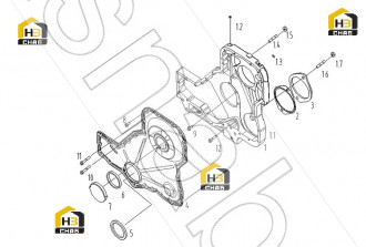 NUT, HEX FLANGE HEAD CAP