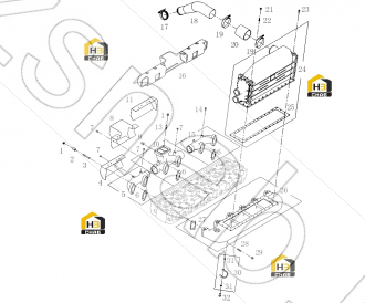 WATER TO AIR INTERCOOLER SERVICE GROUP