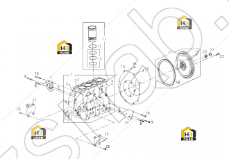 CYLINDER BLOCK ASSY