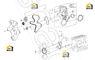 TIMING HOUSING SCREW