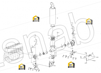 EXHAUST TAIL PIPE BRACKET