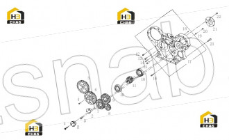 GEAR, WORKING PUMP-PTO DEVICE