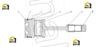 MACHINING PARTS FOR CONNECTING-ROD