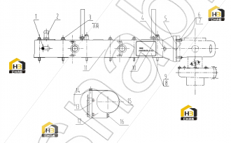 WATER COOLED EXHAUST MANIFOLD ASSY