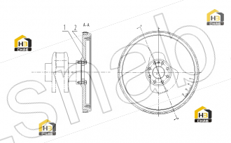 FLYWHEEL AND RING GEAR ASSY