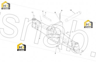 STEERING AXLE HOUSING