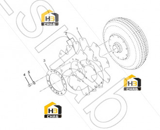 KIT-ASSY DRIVE PLATE TE17