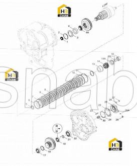 ASSY-CLUTCH PISTON & SEALS