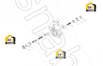 RETAINER-PISTON SPRING