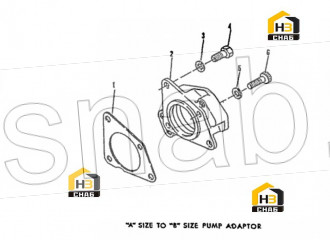 ADAPTOR-PUMP MOUNTING