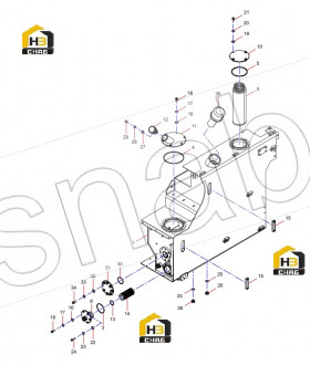 Cover Plate, Brake Oil Tank