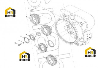 Driving Gear Snap Ring, Oil Pump