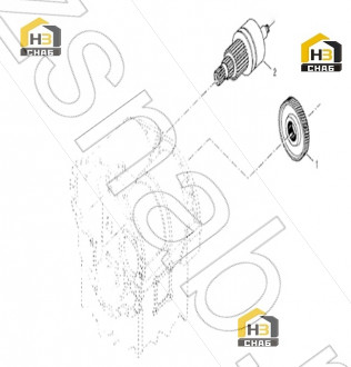 Gear-I Clutch Shaft Assembly