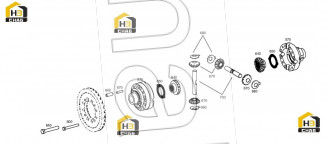 AXLE BEVEL GEAR