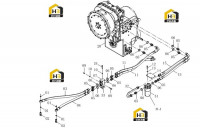Трубопровод гидротрансформатор-коробка передач 05E0270(B)
