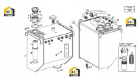 Бак гидравлический масляный и фильтр