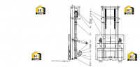 Мачта погрузчиков 32E0624 000