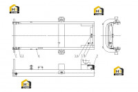 Рама наружная дверная в сборе 43C0583 000