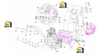 Трубопровод гидравлической системы SY215C9C5KL 13708758