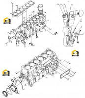 Блок цилиндров с комплектующими D02A-000-35+F