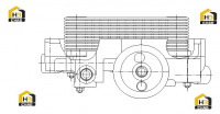 Маслоохладитель D18-000-130+B