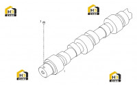 Вал распределительный D09-000-30C+A