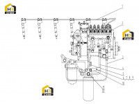 Трубопровод топливного насоса C26BZ-26BZ603