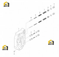 Комплектующие блока гидравлического (часть 3)