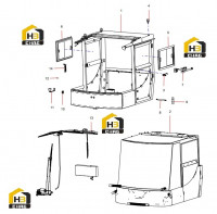 Комплектующие кабины JMSC04.0 130901000130B
