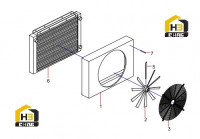 Радиатор воздушного охлаждения B229900001004