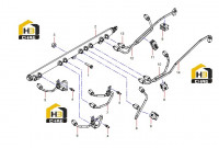 Топливопровод высокого давления FDJ006743700